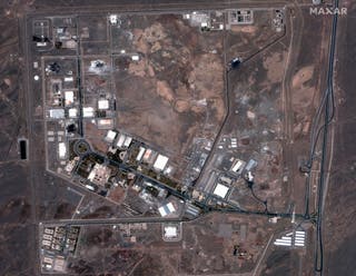 Nuclear enrichment facility at Natanz, Iran